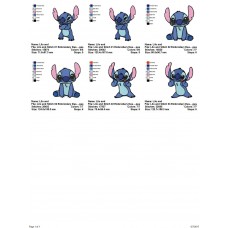 Package 3 Lilo and Stitch 01 Embroidery Designs